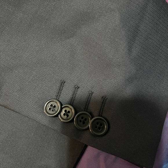 Ermenegildo Zegna Suit Jacket Trim Fit 5362 Red Label Wool Size 40 Drop 6L READ - Picture 3 of 8